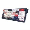Mechanisch toetsenbord REDRAGON K686AK-RGB-PRO — RF Wireless + USB, Navy White, 1,5 m kabel