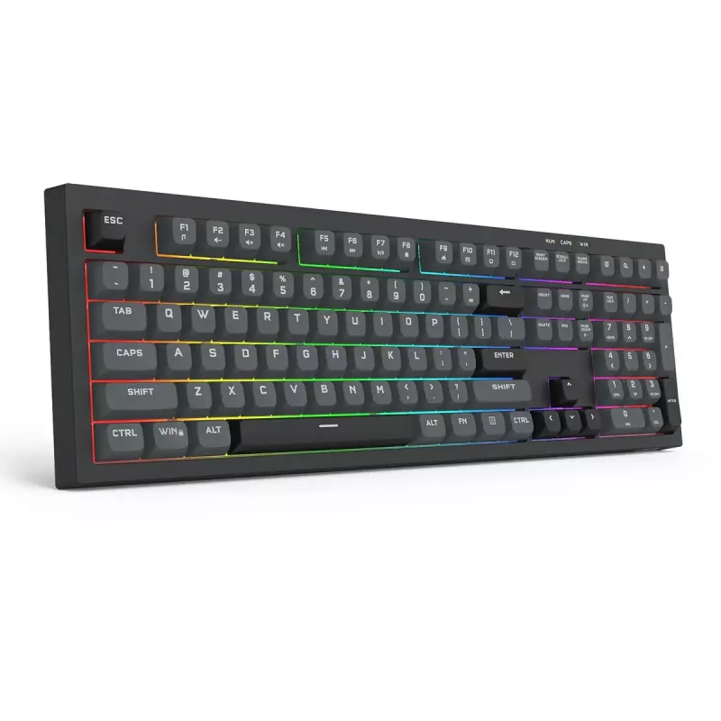 Toetsenbord REDRAGON K518-RGB-GB Crux bedraad USB zwart membraan