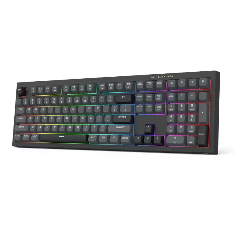 Toetsenbord REDRAGON K518-RGB-GB Crux bedraad USB zwart membraan