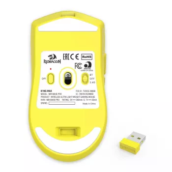 Muis REDRAGON M918-AKB-PRO RF draadloos Bluetooth USB Type-C