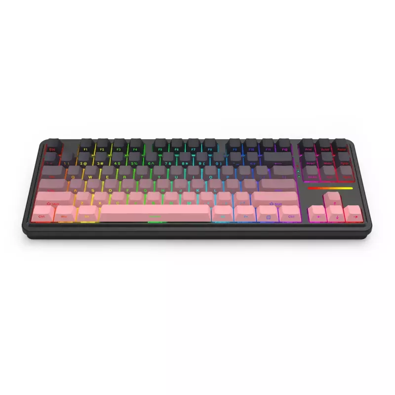 Mechanisch toetsenbord REDRAGON Antonium Pro K728SP-RGB-PRO — USB, RF draadloos, Bluetooth, zwart/roze