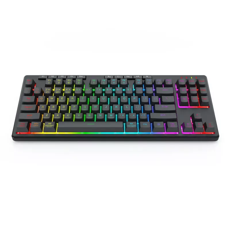 REDRAGON K516RGB-PRO SHIVA PRO 87 toetsenbord USB RF draadloos Bluetooth zwart