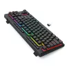 REDRAGON K516RGB-PRO SHIVA PRO 87 toetsenbord USB RF draadloos Bluetooth zwart