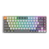 Mechanisch toetsenbord REDRAGON K652GG-RGB-PRO bedraad draadloos Bluetooth grijs
