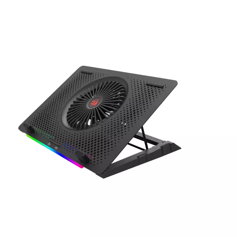 Laptop-koelpad REDRAGON GCP500 Ivy ergonomisch ontwerp 5 ventilatoren