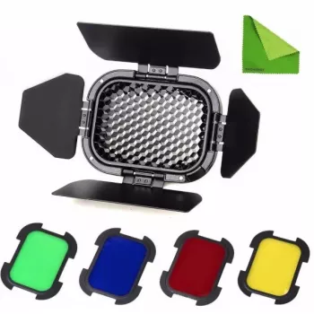 Godox BD-07 barn door light shaping kit voor AD200/AD200Pro