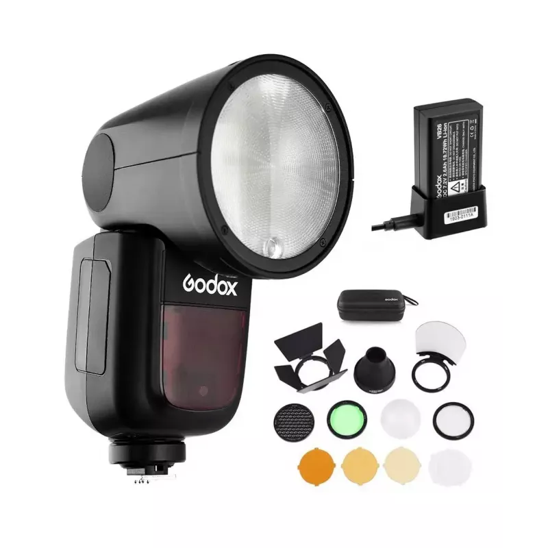 Compactflitser Godox V1-C zwart 1,5 s laadtijd 420 g