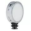 Godox R1 rond 5 W RGB-licht zwart zilver op batterijen