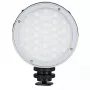 Godox R1 rond 5 W RGB-licht zwart zilver op batterijen