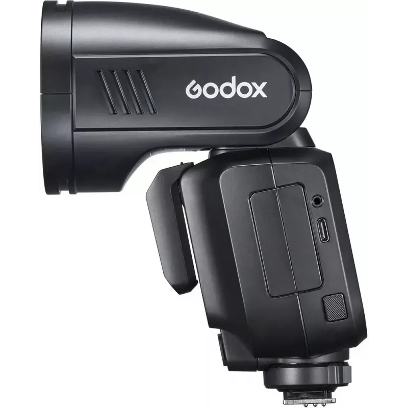 Flitser Godox V100-F voor Fujifilm — draagbare lithium-ion opsteekflitser