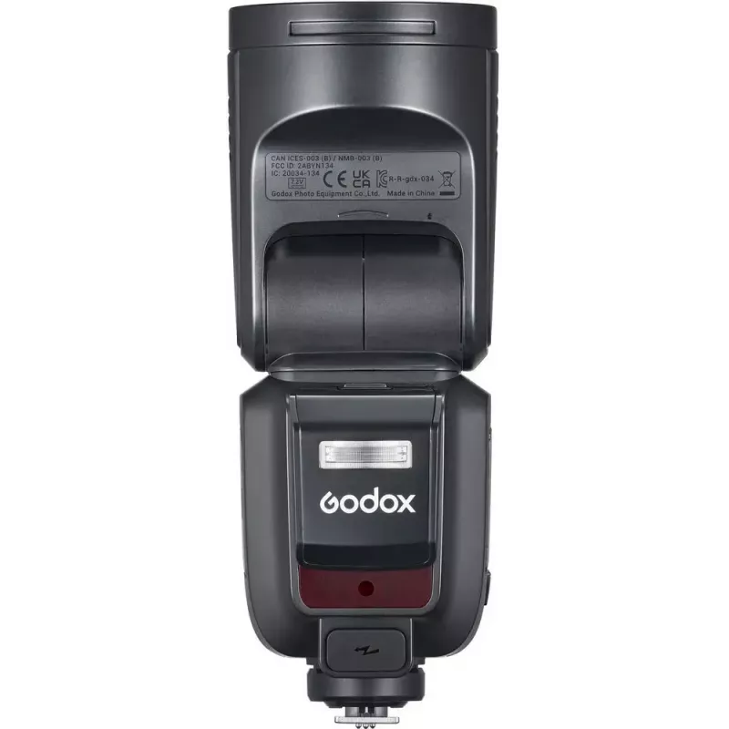 Flitser Godox V100-F voor Fujifilm — draagbare lithium-ion opsteekflitser