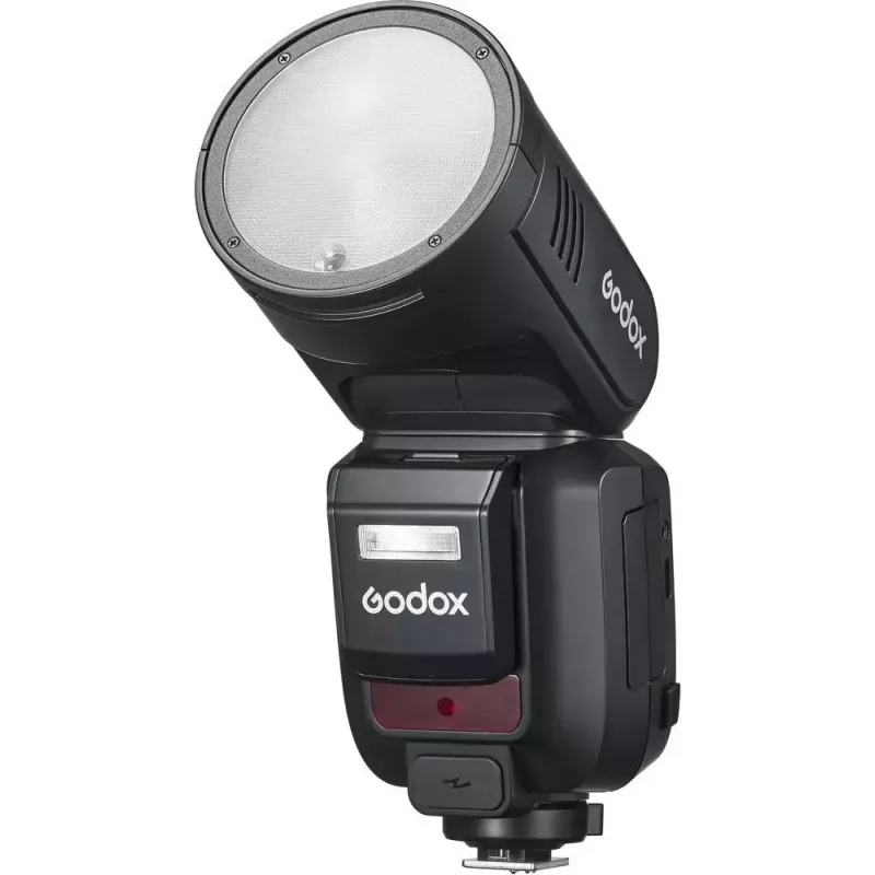 Flitser Godox V100-F voor Fujifilm — draagbare lithium-ion opsteekflitser