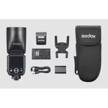 Flitser Godox V100-O op batterijen 100Ws voor Olympus/Panasonic camera's