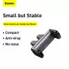 Actieve houder Baseus Steel Cannon mobiele telefoon zwart zilver