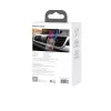 Actieve houder Baseus Steel Cannon mobiele telefoon zwart zilver