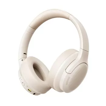 Draadloze Bluetooth 6.0-koptelefoon Baseus Bass BH1 Lite — wit