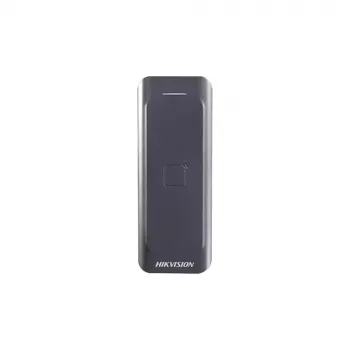 Toegangscontrolelezer Hikvision DS-K1802E, zwart, DC 0–12 V, max. 0,15 A, 115,9×43,3×17 mm
