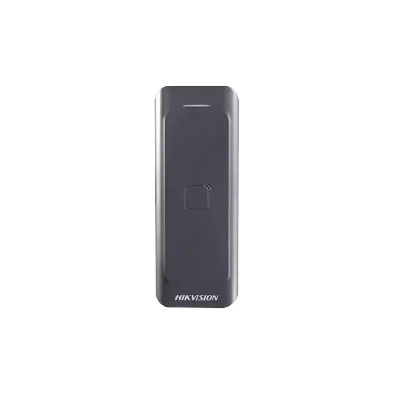 Toegangscontrolelezer Hikvision DS-K1802E, zwart, DC 0–12 V, max. 0,15 A, 115,9×43,3×17 mm