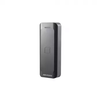 Toegangscontrolelezer Hikvision DS-K1802E, zwart, DC 0–12 V, max. 0,15 A, 115,9×43,3×17 mm