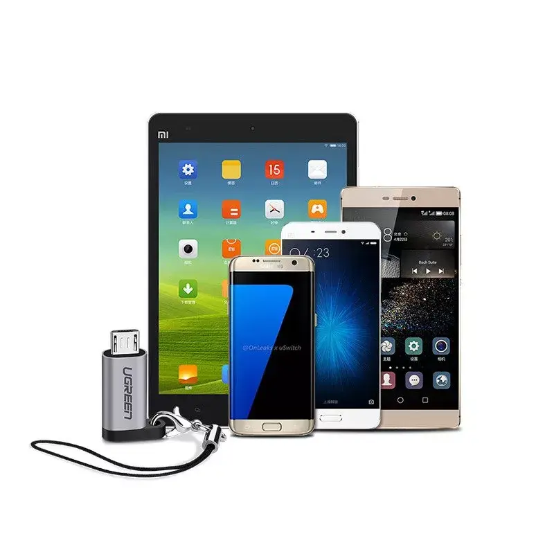 UGREEN USB-C naar micro-USB-adapter, grijs