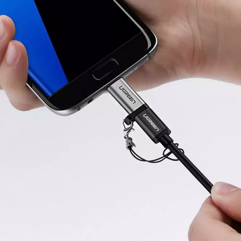 UGREEN USB-C naar micro-USB-adapter, grijs