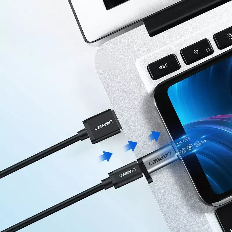 UGREEN USB-C naar micro-USB-adapter, grijs