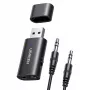 UGREEN Bluetooth-audio-adapter UGR1207BLK Bluetooth 5.1 met 3,5-mm-AUX-uitgang