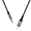 DUDAO audiokabel Lightning - minijack 3,5 mm, 1 m, grijs L11PRO