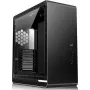 Jonsbo UMX6 midi-tower pc-behuizing, zijpaneel van gehard glas, zwart