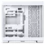 Pc-behuizing Jonsbo TK-4 WHITE midi-tower ATX met gehard glas, wit