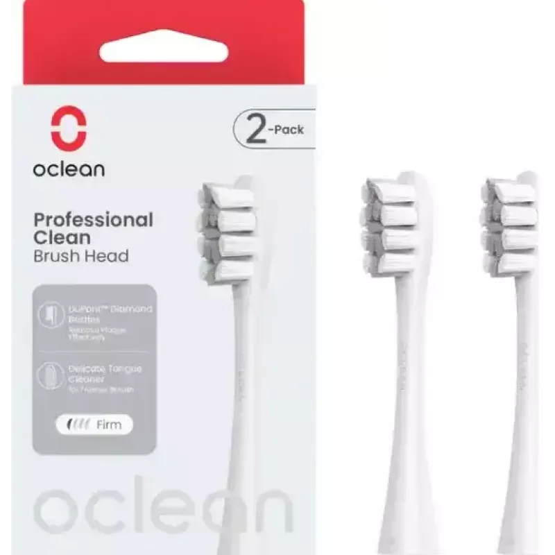 Vervangende tandenborstelkoppen OCLEAN P1C10 grijs, 2 stuks