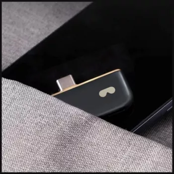 USB-C-adapter Rokid UNB23010 – 2x USB-C-poorten, zwart