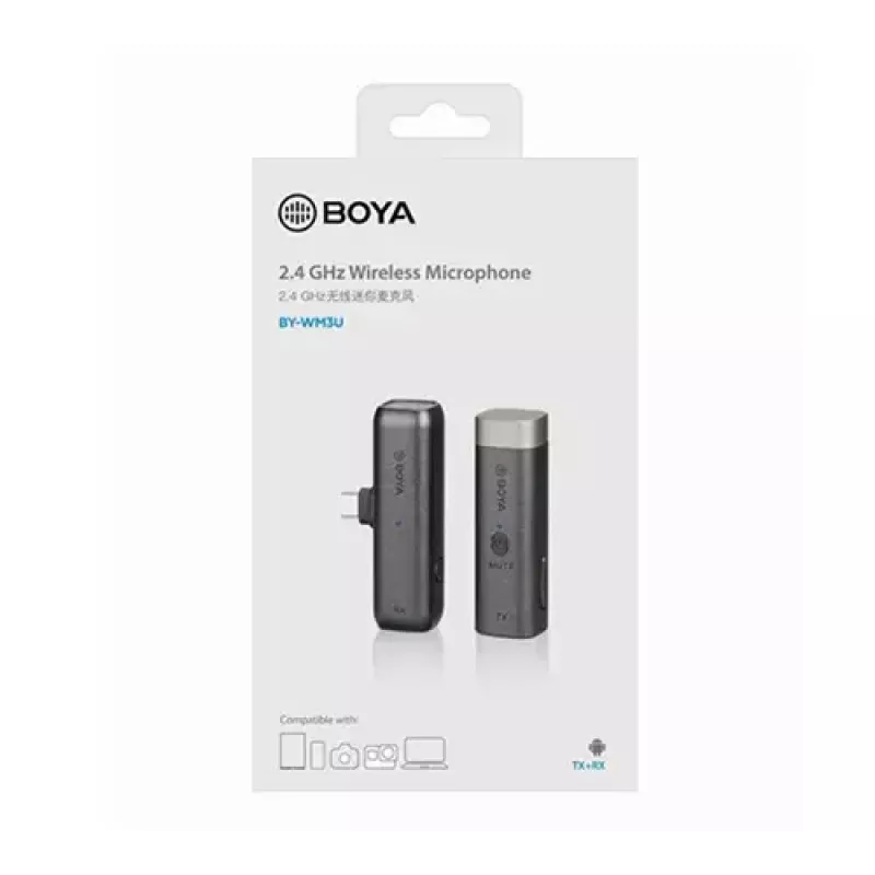 Mobiele-telefoonmicrofoon BOYA BY-WM3U