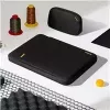 Sleeve kit Tomtoc TOM-A13-C12D voor 13 inch MacBook Pro/Air — zwart
