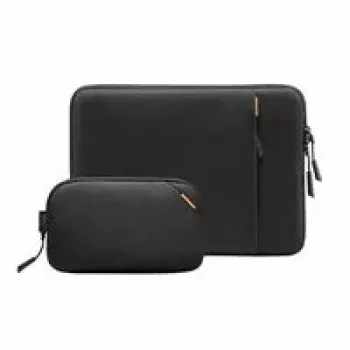 Sleeve kit Tomtoc TOM-A13-C12D voor 13 inch MacBook Pro/Air — zwart