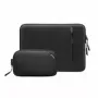 Sleeve kit Tomtoc TOM-A13-C12D voor 13 inch MacBook Pro/Air — zwart