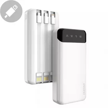 Draagbare powerbank Dudao K6Pro+ 20000mAh USB Type-C + Micro-USB + Lightning