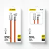 USB-naar-Lightning-kabel Dudao L24AL — 1 m, USB-A naar Lightning, oranje