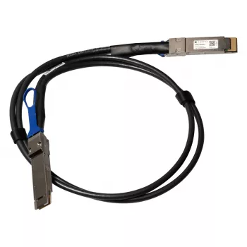 DAC-kabel MikroTik DDQ+DA0001 1 m QSFP-DD zwart