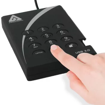 Externe harde schijf Apricorn 2TB USB 3.2 Gen 1 Aegis Padlock