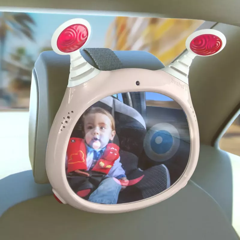 Baby-autostoel achteruitkijkspiegel Benbat OLY lichtbruin