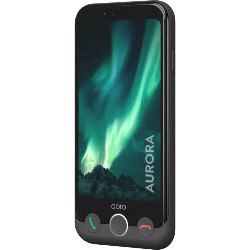 Smartphone Doro Aurora 11 4.5 inch dual SIM Android 14 4 GB 64 GB 3000 mAh grafiet