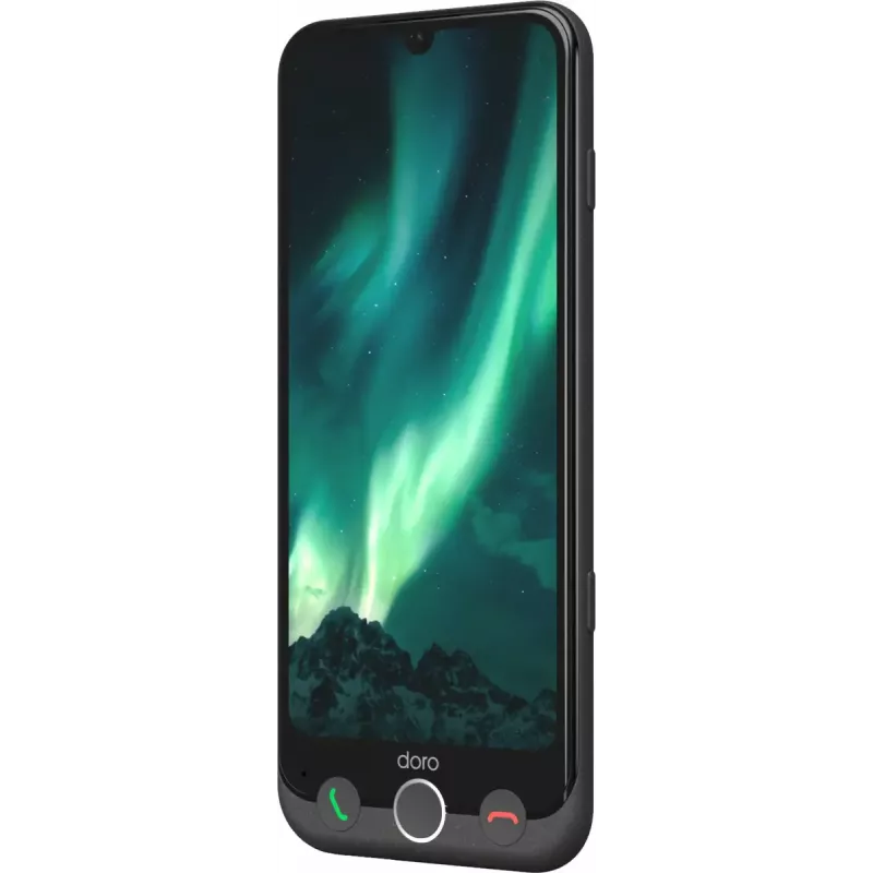 Smartphone Doro Aurora A31 6,1 inch dual SIM Android 14 6GB RAM 128GB grafietgrijs
