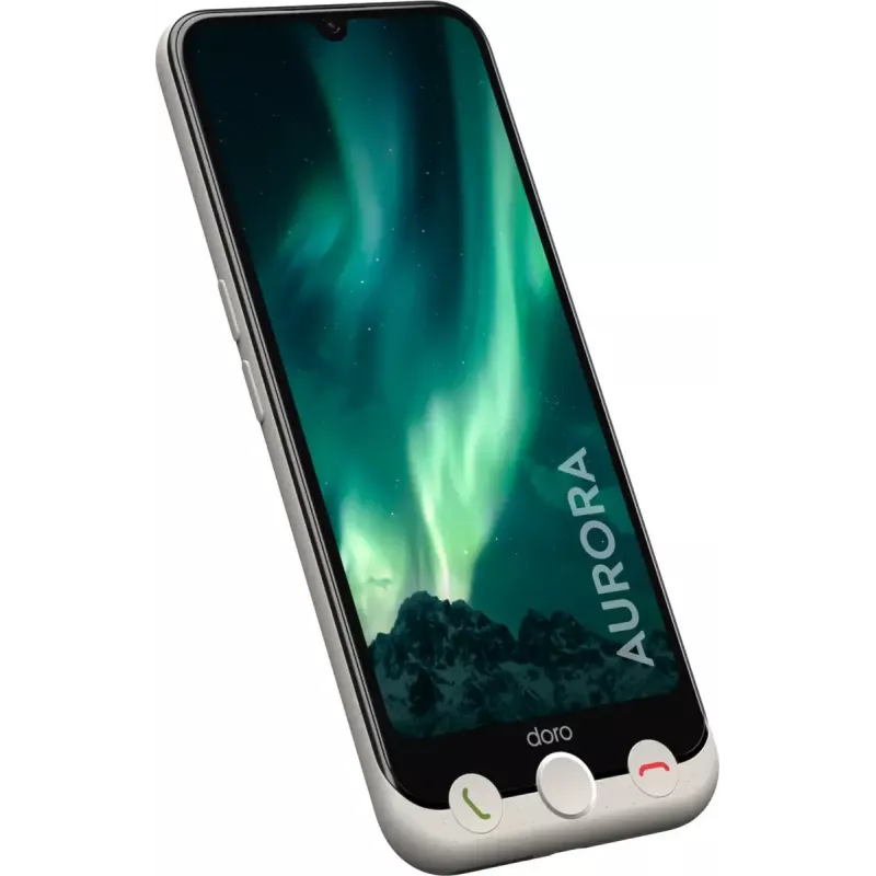 Smartphone Doro Aurora A31 6,1 inch dual SIM Android 14 6GB RAM 128GB grafietgrijs