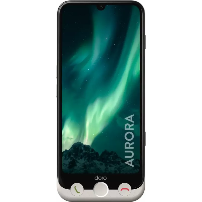 Smartphone Doro Aurora A31 6,1 inch dual SIM Android 14 6GB RAM 128GB grafietgrijs