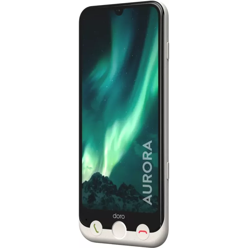 Smartphone Doro Aurora A31 6,1 inch dual SIM Android 14 6GB RAM 128GB grafietgrijs