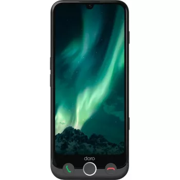 Smartphone Doro Aurora A31 6,1 inch dual SIM Android 14 6GB RAM 128GB grafietgrijs