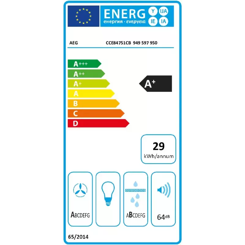 AEG CCE84751CB inbouw inductiekookplaat 4 kookzones touchbediening
