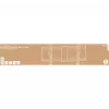TV-steun Deltaco ARM-0204 2,03 m (80 inch) zwart