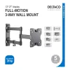 Monitorsteun Deltaco ARM-1204 27 inch wand zwart